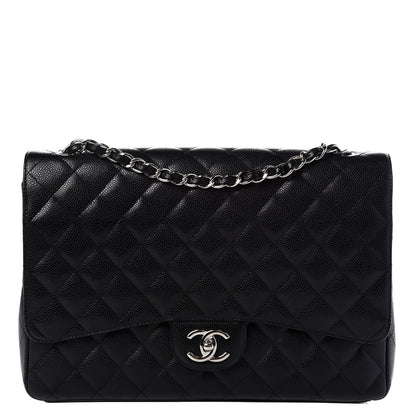 Chanel Caviar Quilted Maxi Double Flap Black 1 of 9