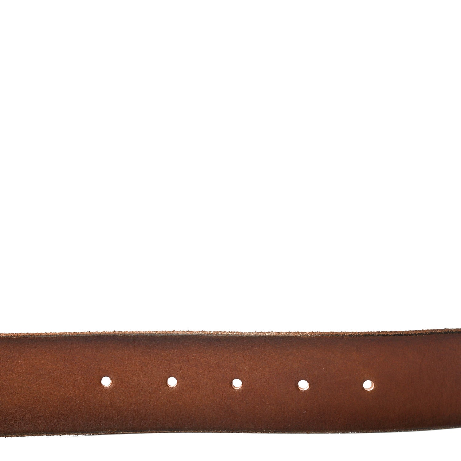 Gucci Faded Calfskin Double G 40mm Belt 80 32 Cuir 3 of 4