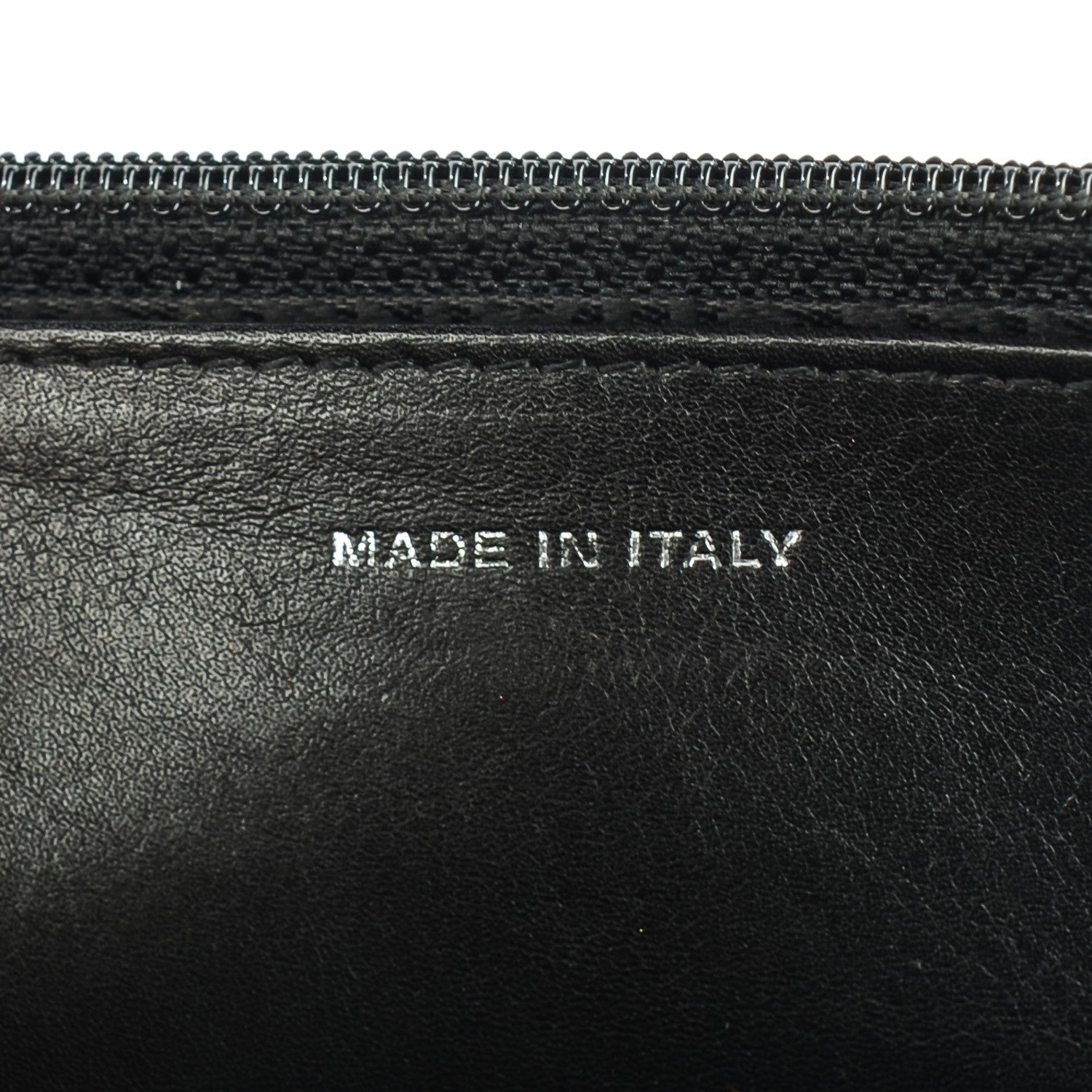 Chanel Lambskin Embossed LAX Wallet on Chain WOC Black 7 of 8
