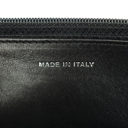 Chanel Lambskin Embossed LAX Wallet on Chain WOC Black 7 of 8