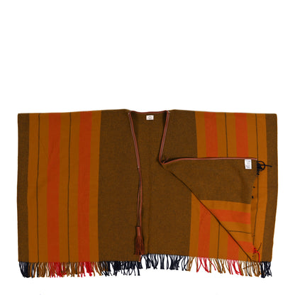 Hermes Merino Wool Cashmere Rocabar Poncho Paille 2 of 4