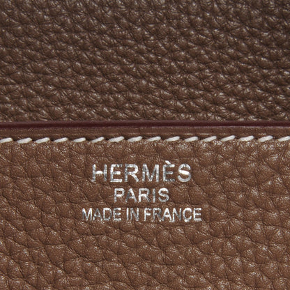 Hermes Taurillon Clemence Birkin 35 Etoupe 7 of 22