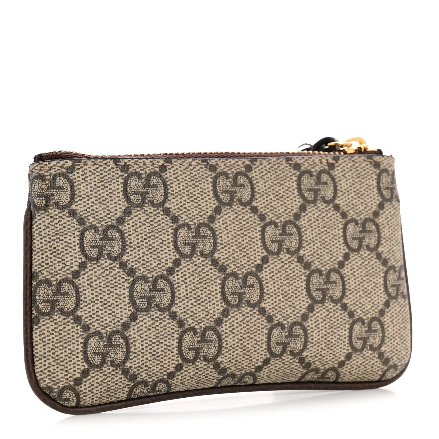 GG Supreme Monogram Key Case Brown