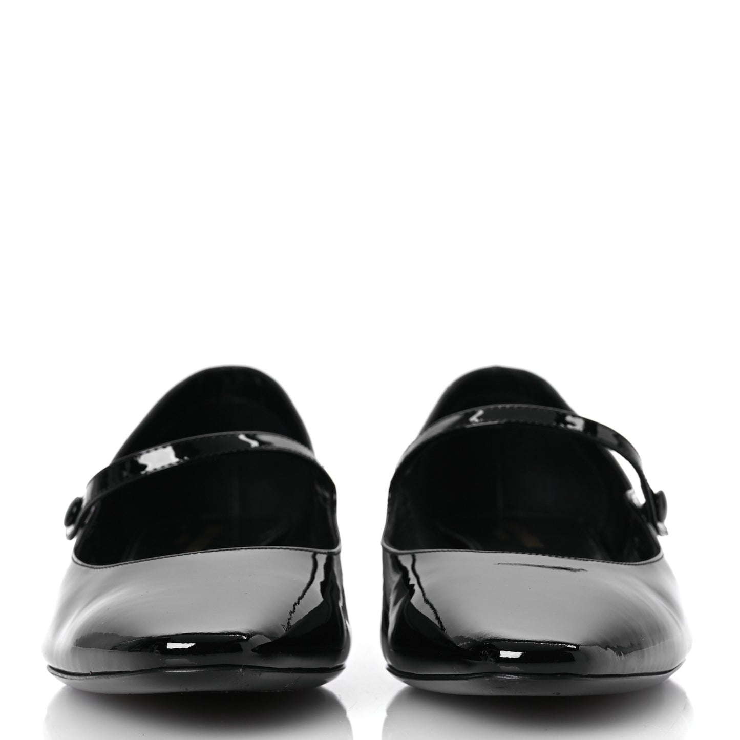 Patent Calfskin Sixtine 20 Pumps 40 Black