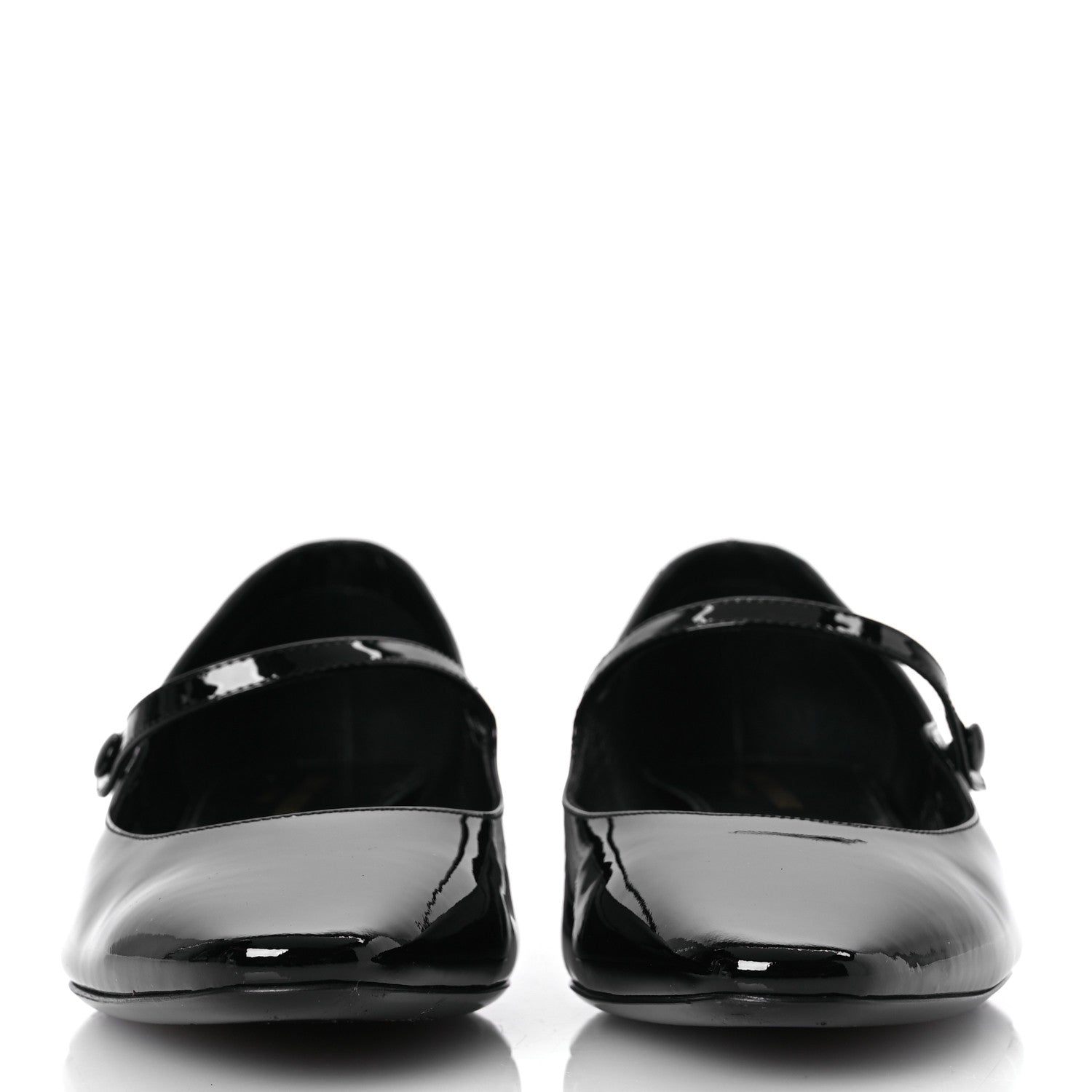 Saint Laurent Patent Calfskin Sixtine 20 Pumps 40 Black 3 of 12