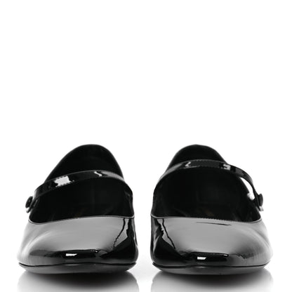 Saint Laurent Patent Calfskin Sixtine 20 Pumps 40 Black 3 of 12