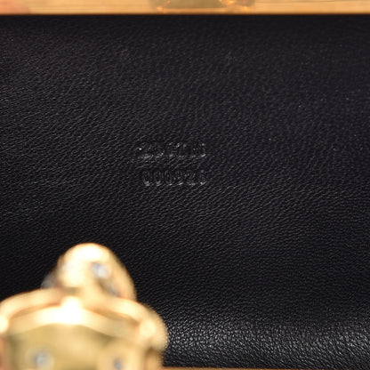 Alexander McQueen Patent Crystal Skull Box Clutch Green 7 of 8