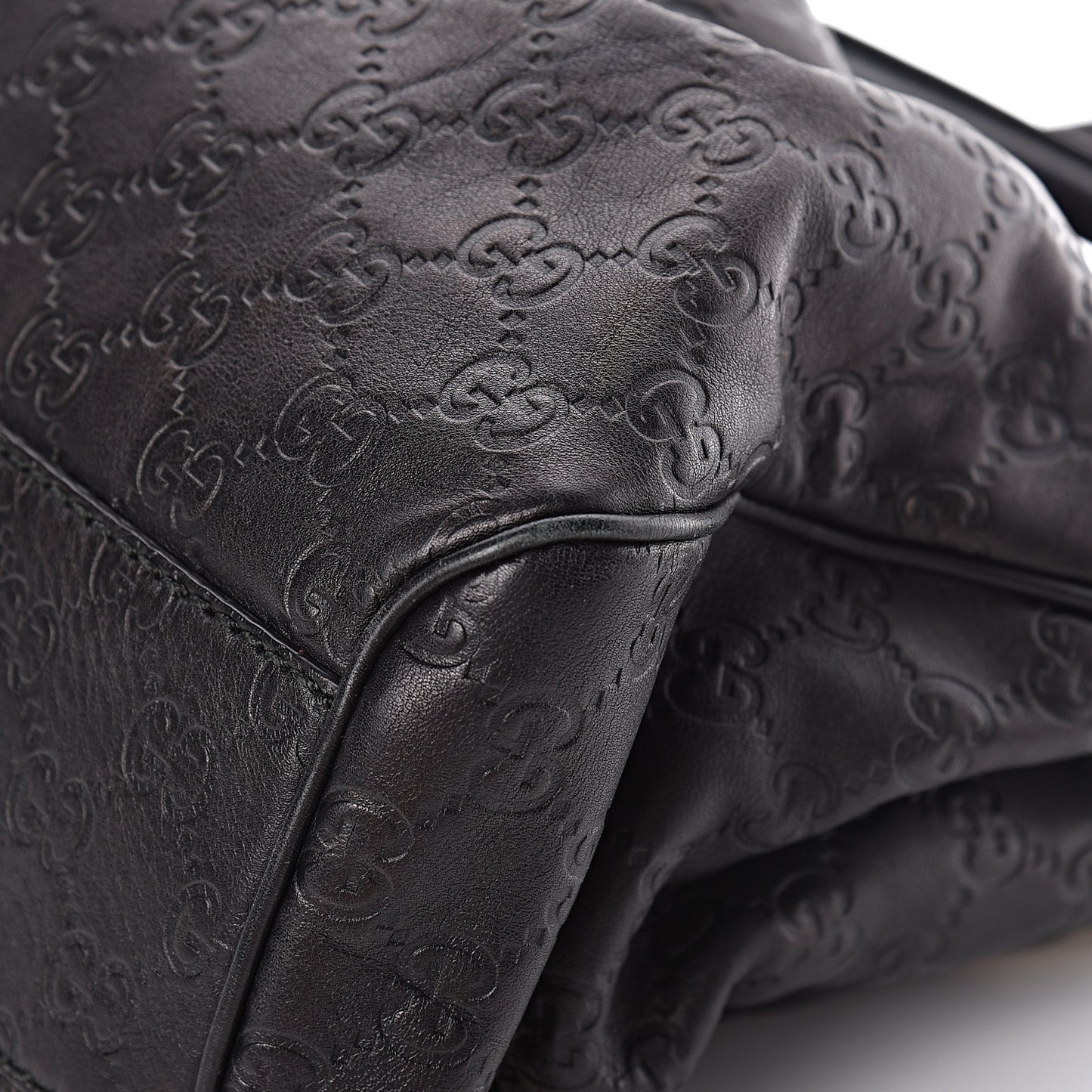 Guccissima Medium Sukey Tote Black