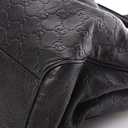 Gucci Guccissima Medium Sukey Tote Black 11 of 12