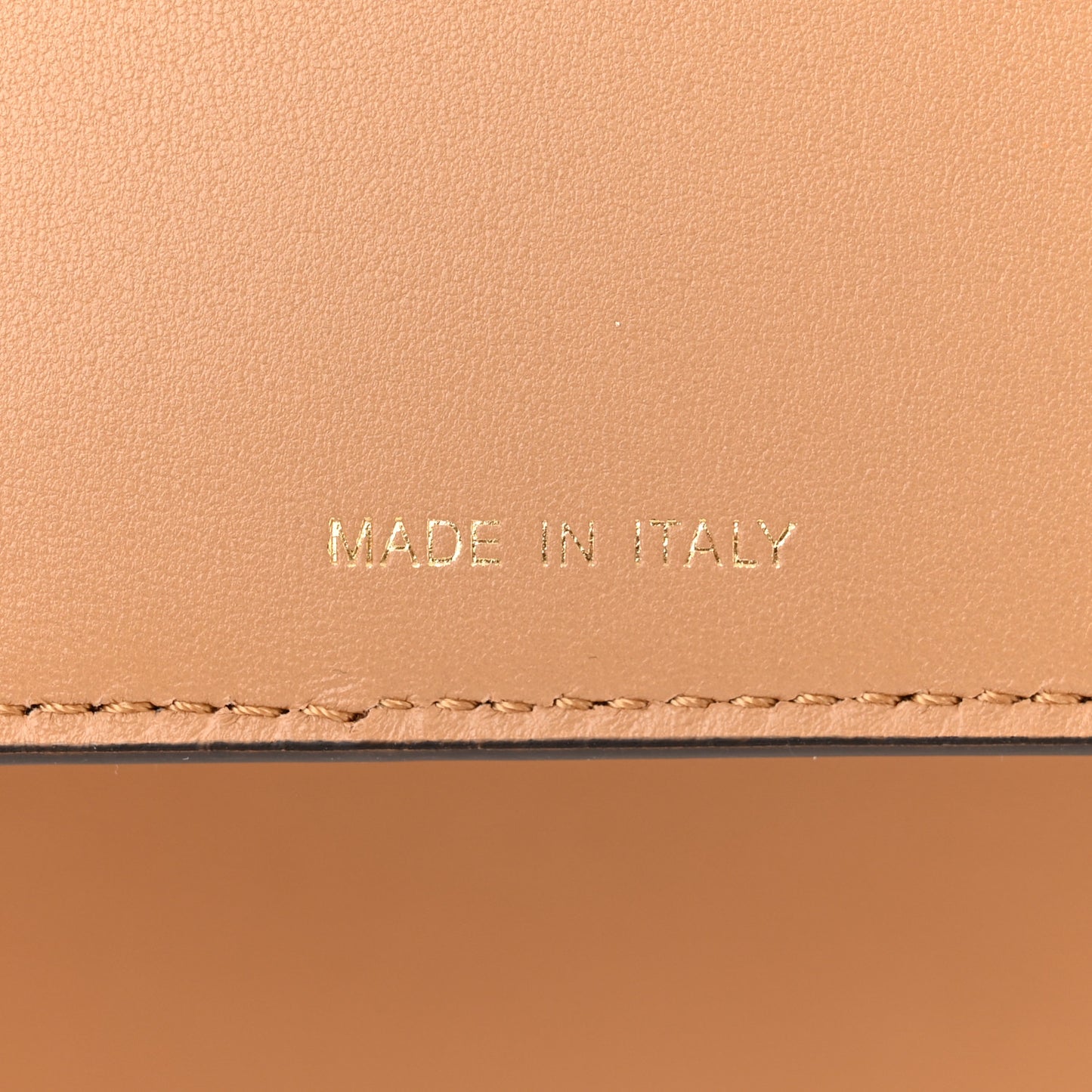 Vitello Seta Nappa FF Striped Embossed Medium Peekaboo I SEE U Satchel Miele Scuro Multicolor