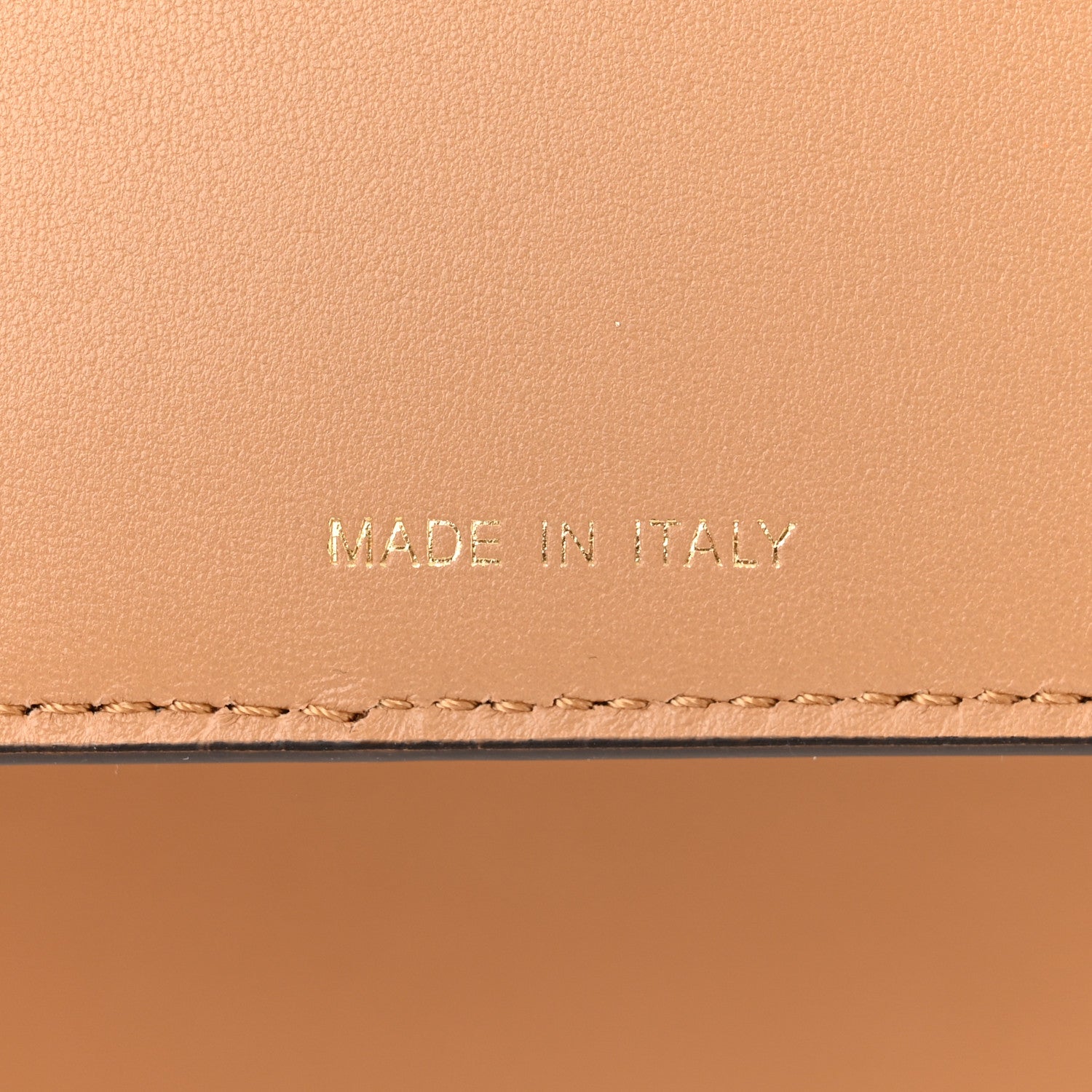 Fendi Vitello Seta Nappa FF Striped Embossed Medium Peekaboo I SEE U Satchel Miele Scuro Multicolor 8 of 11