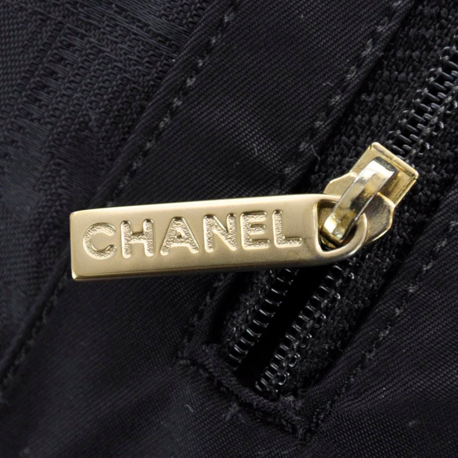 Chanel Nylon Travel Tote Black 8 of 9