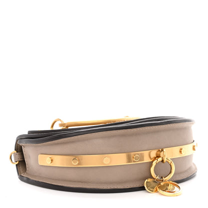 Chloe Calfskin Small Nile Bracelet Minaudiere Bag Motty Grey 4 of 13