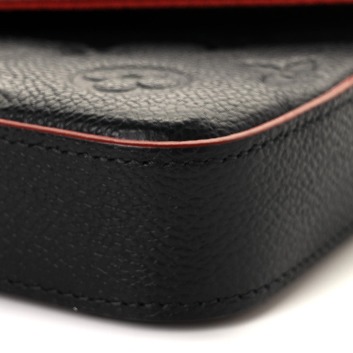 Louis Vuitton Empreinte Pochette Felicie Chain Wallet Marine Rouge 8 of 10