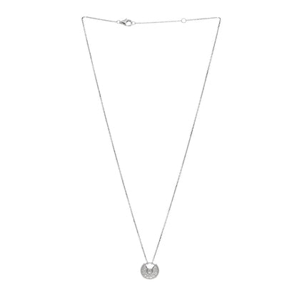 Cartier 18K White Gold Diamond XS Amulette de Pendant Necklace 3 of 4