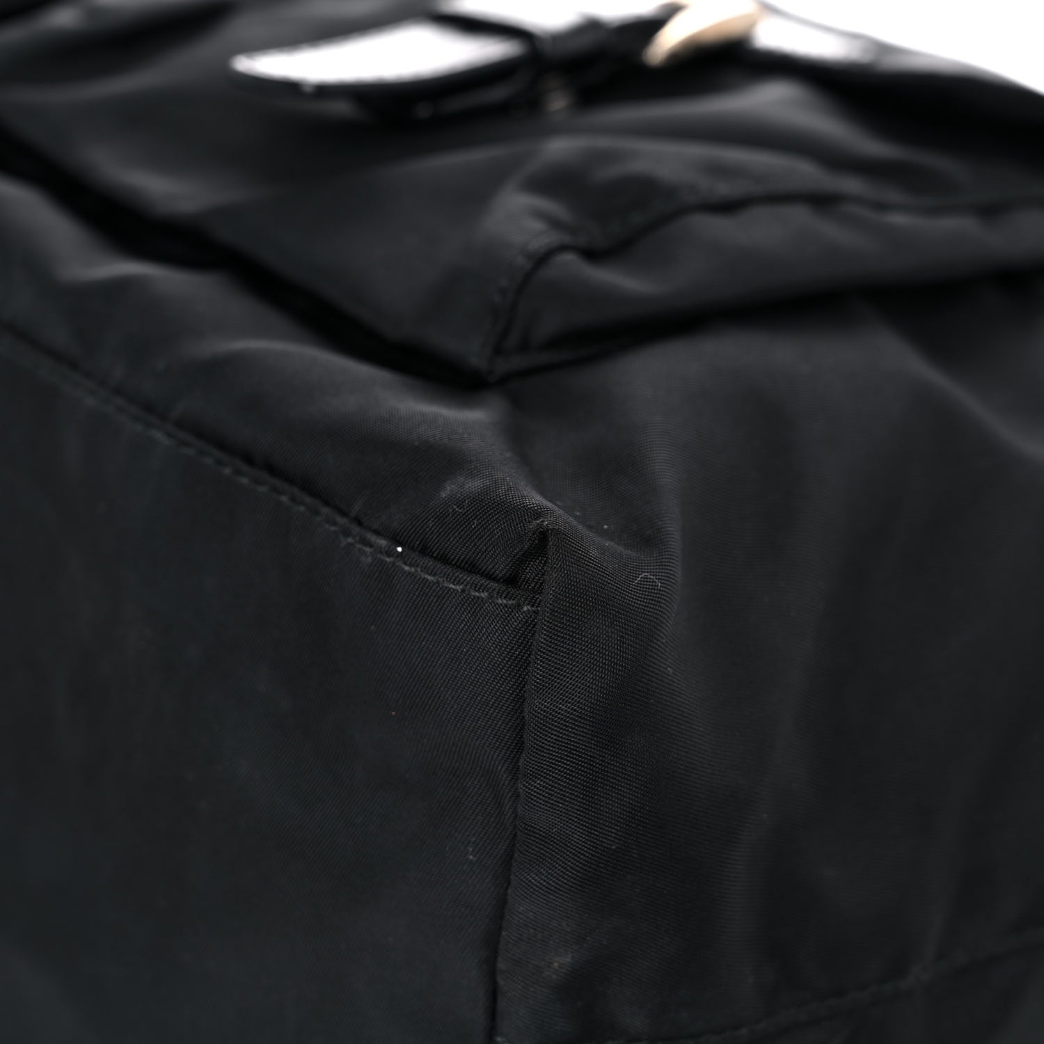 Prada Nylon Vela Drawstring Shopping Tote Black 9 of 20