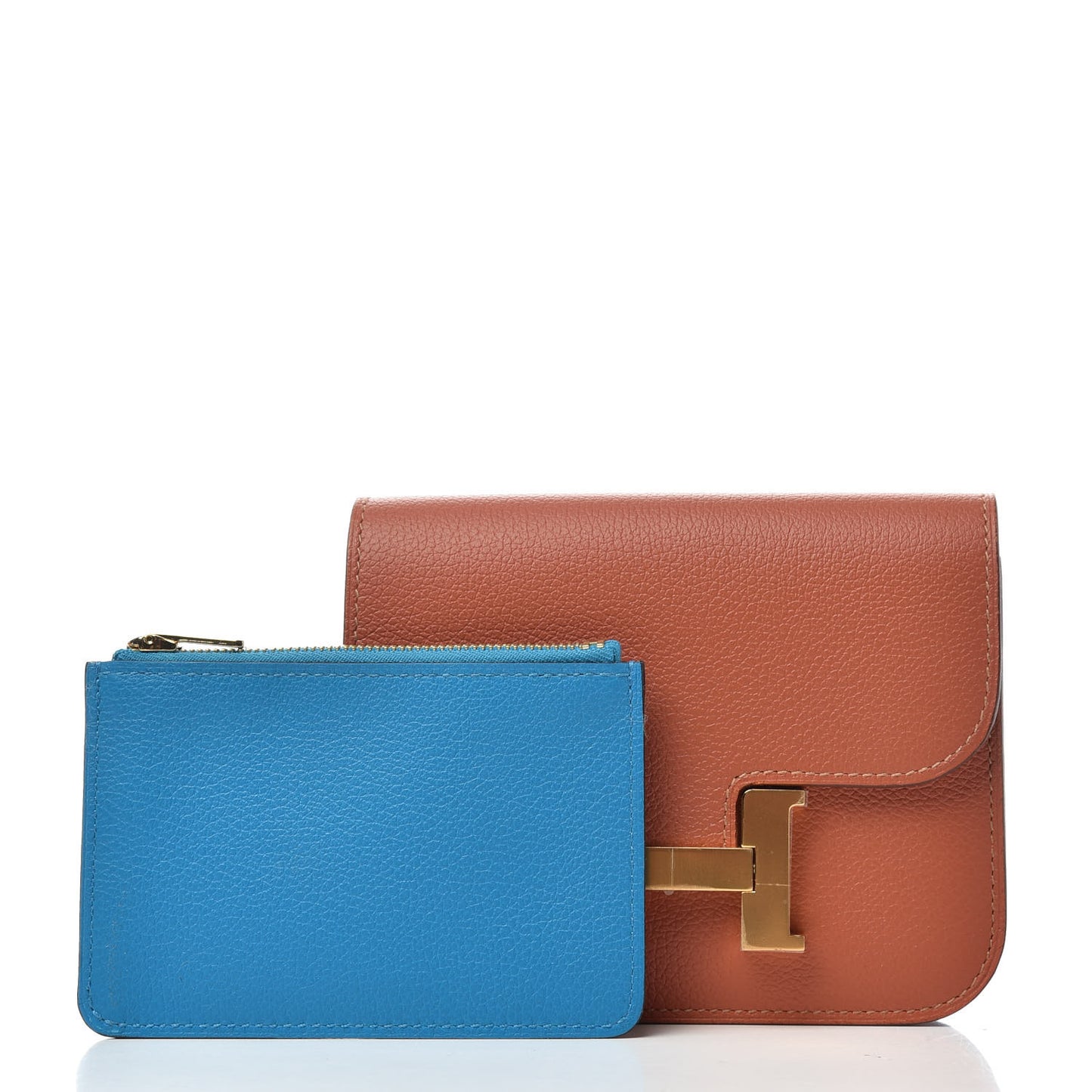Evercolor Bi-Color Constance Slim Wallet Blush Bleu Frida