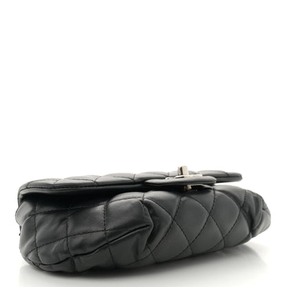 Chanel Calfskin Quilted CC Uniform Flap Belt Bag Black 4 of 12