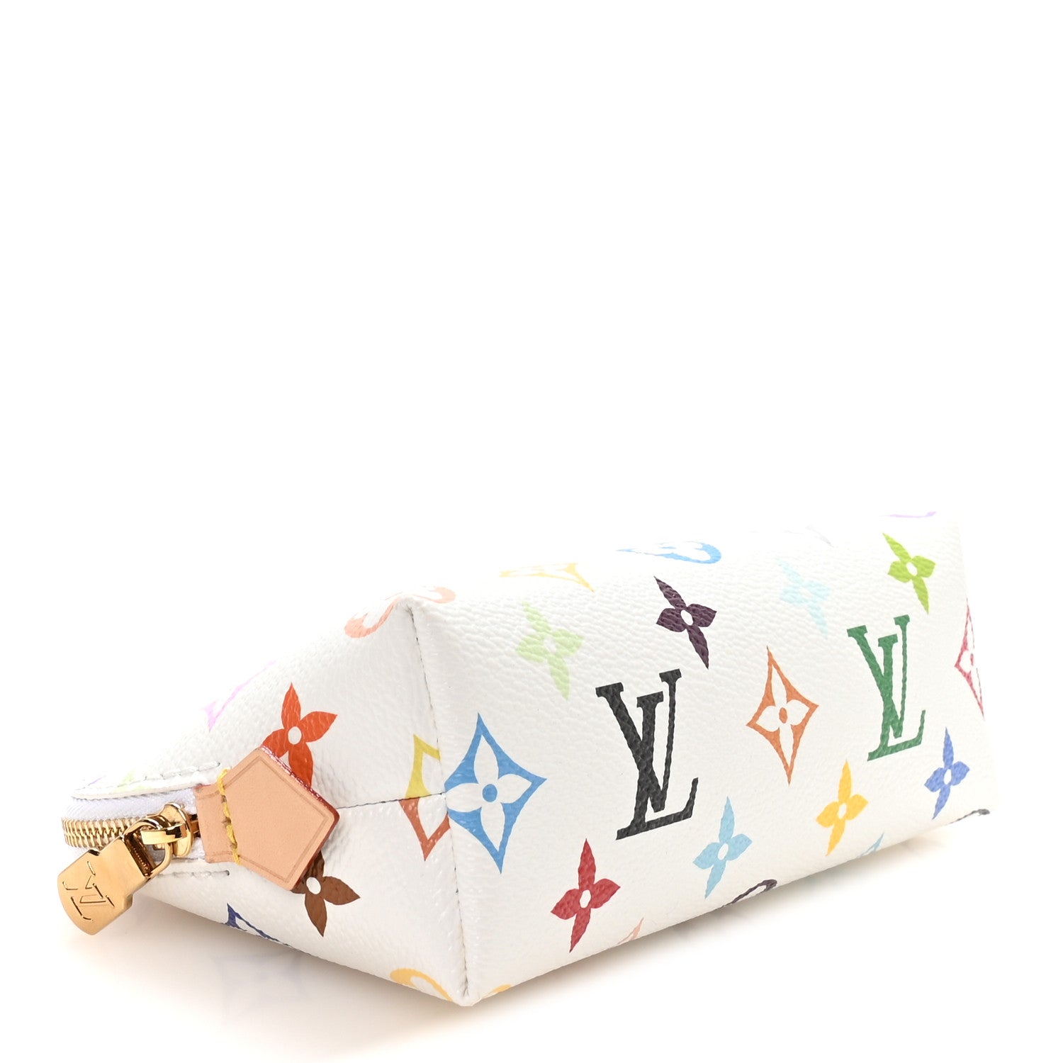 Louis Vuitton LV x TM Monogram Multicolor Cosmetic Pouch PM White 4 of 6
