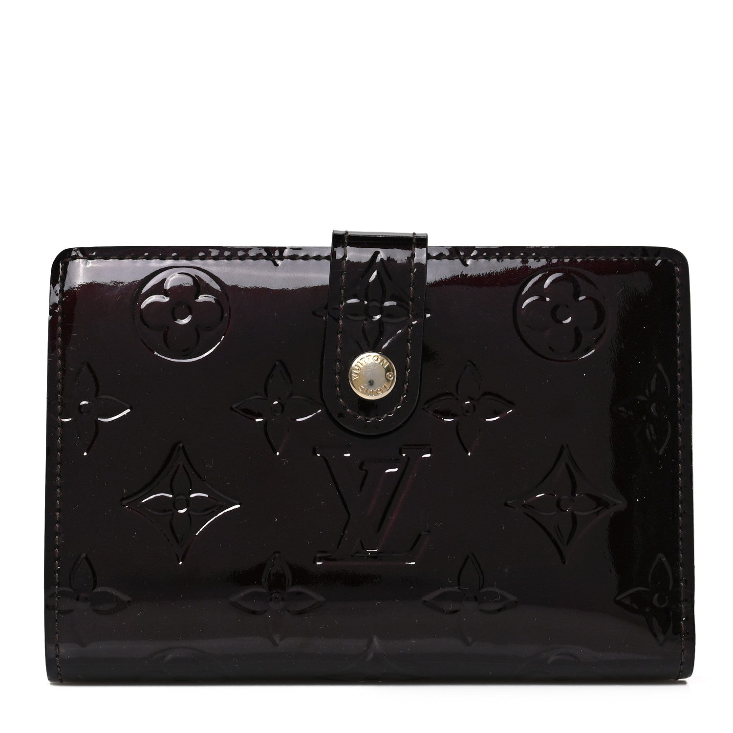 Louis Vuitton Vernis French Purse Wallet Amarante 1 of 7