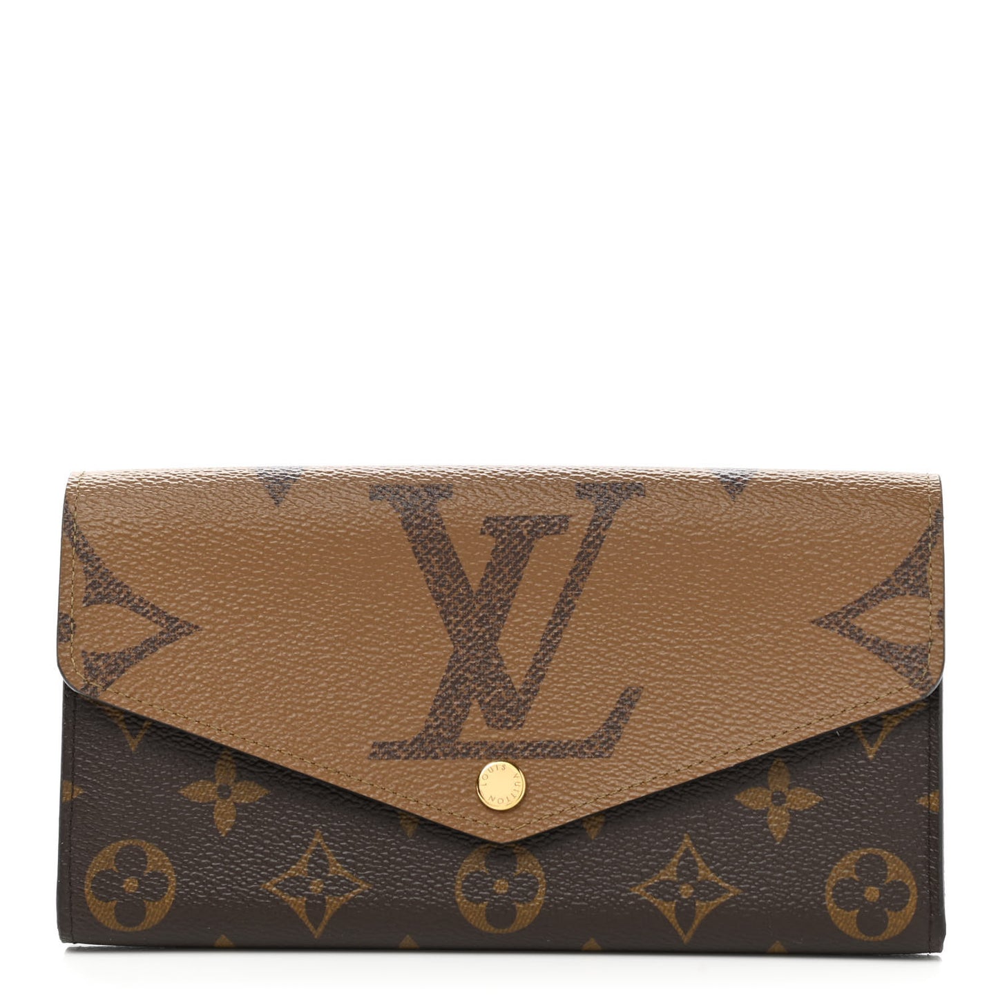 Reverse Monogram Giant Sarah Wallet