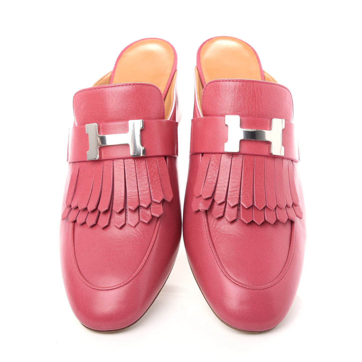Goatskin Tuileries Mules 37.5 Rouge Azalee