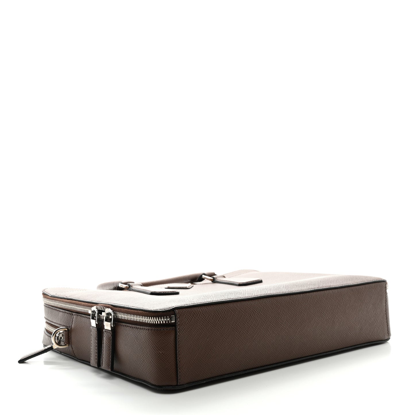 Saffiano Travel Briefcase Cacao