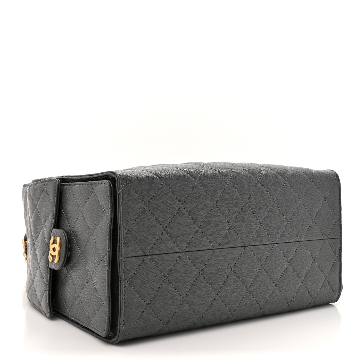 Chanel Caviar Quilted Medium Chanel 25 Handbag Dark Grey 5 of 11