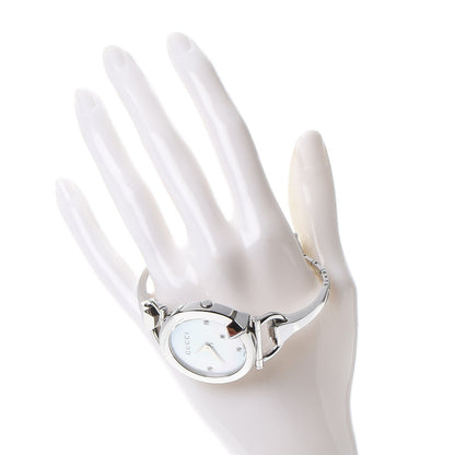 Gucci Stainless Steel Diamond Mother of Pearl 35mm Chiodo Quartz Watch 2 of 7