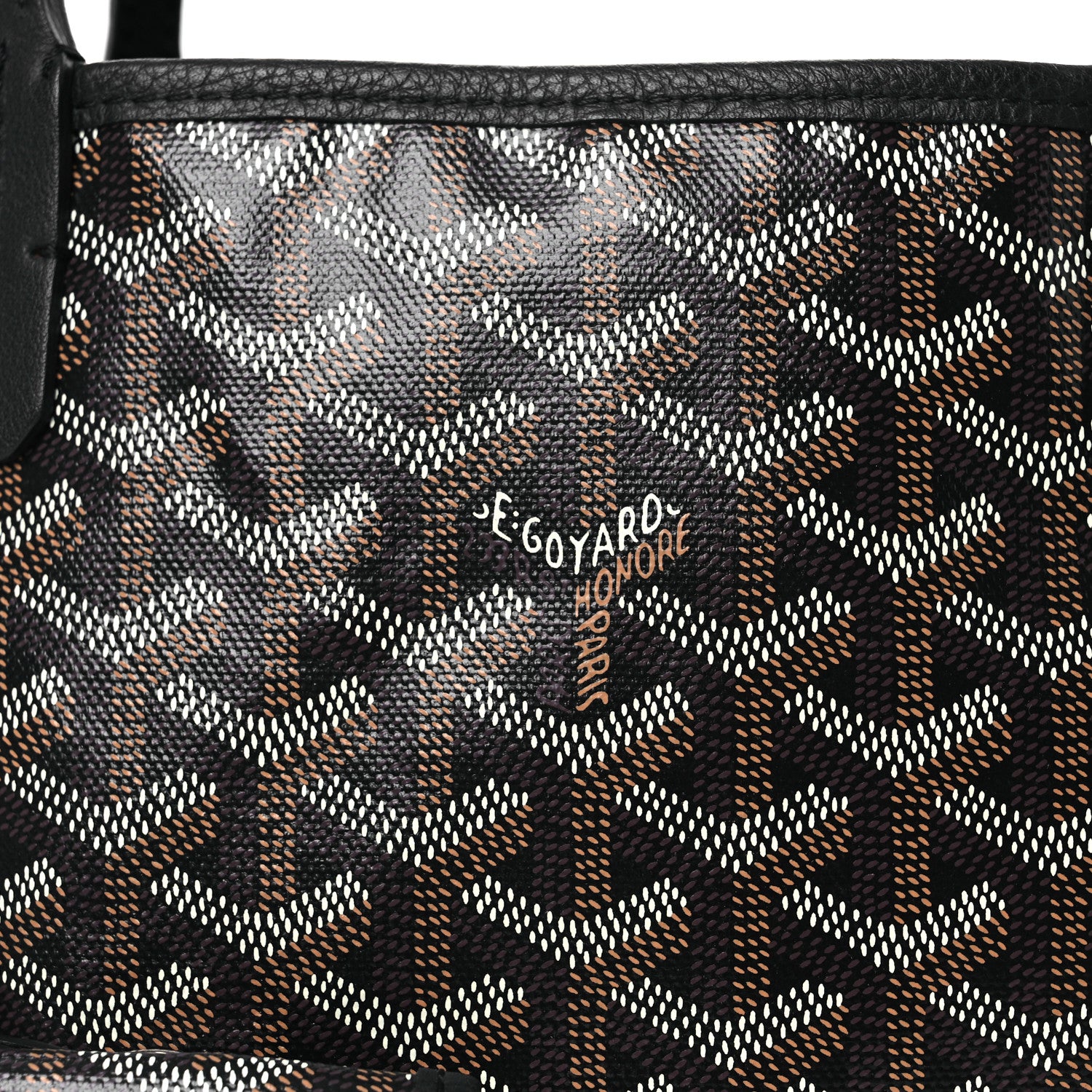 Goyard Goyardine Reversible Mini Anjou Black 12 of 16