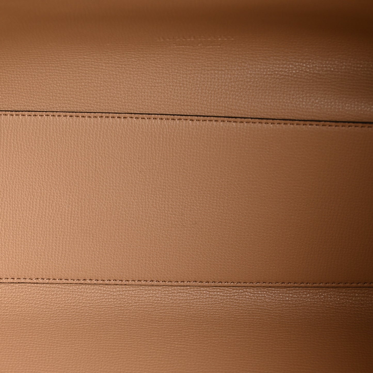 Grainy Calfskin Haymarket Check Medium Reversible Tote Camel