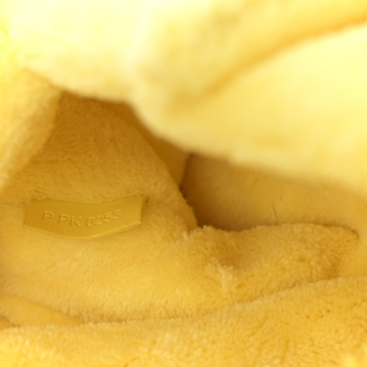 Polyester Mini Terry Tote Bag Yellow