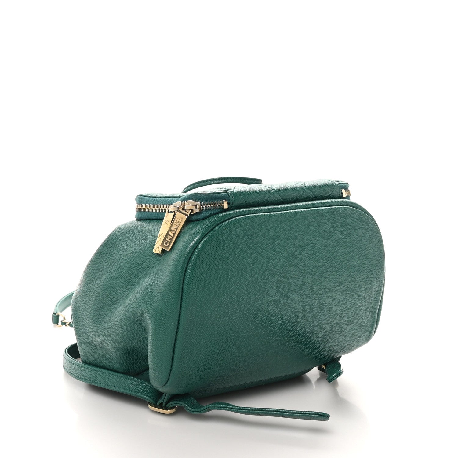 Chanel Caviar Quilted Business Affinity Backpack Green 4 of 11
