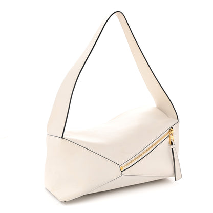 Loewe Calfskin Puzzle Hobo White 3 of 10