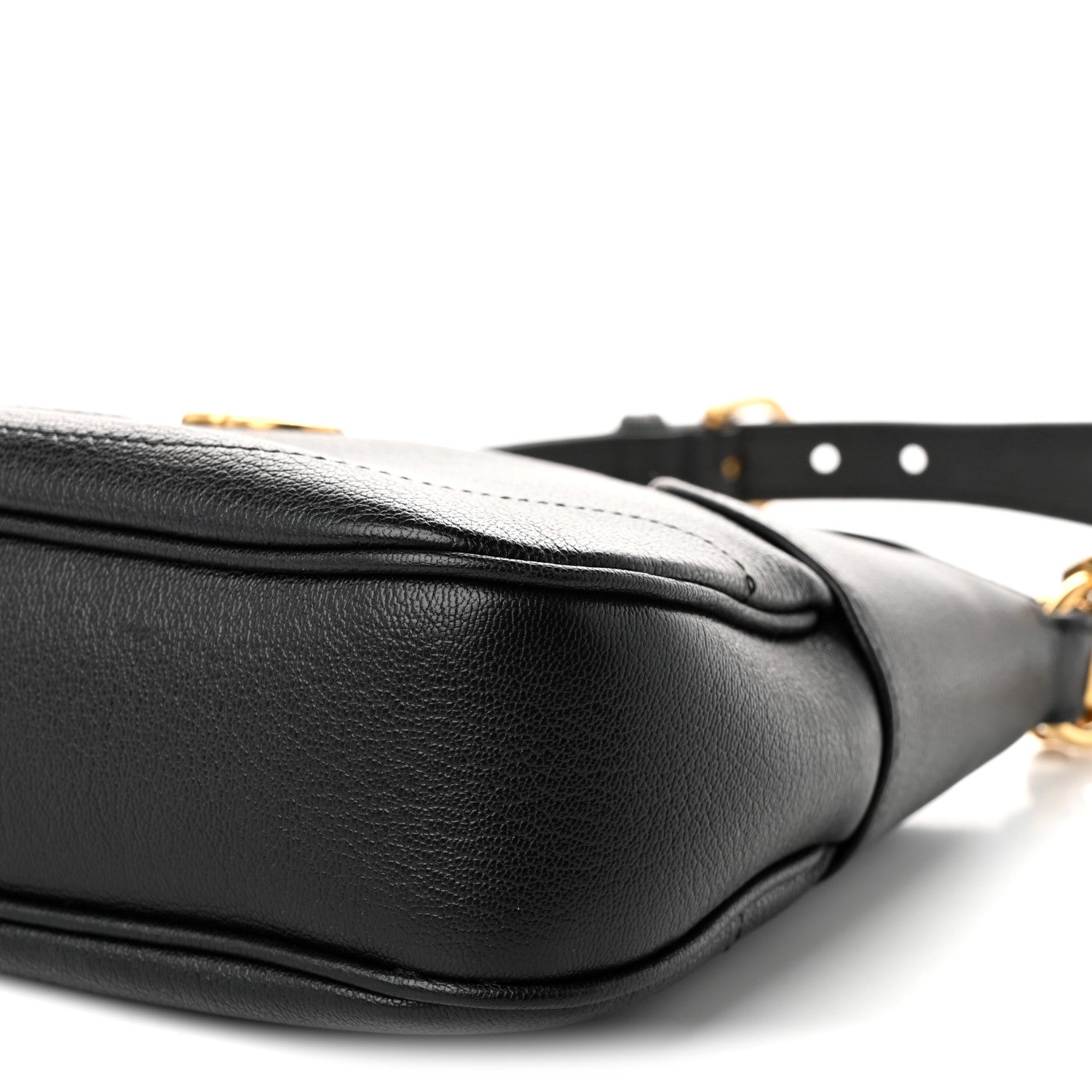 Gucci Goatskin Small Aphrodite Shoulder Bag Black 9 of 9