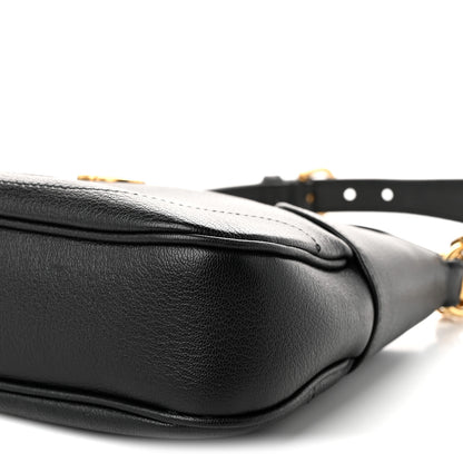 Gucci Goatskin Small Aphrodite Shoulder Bag Black 9 of 9