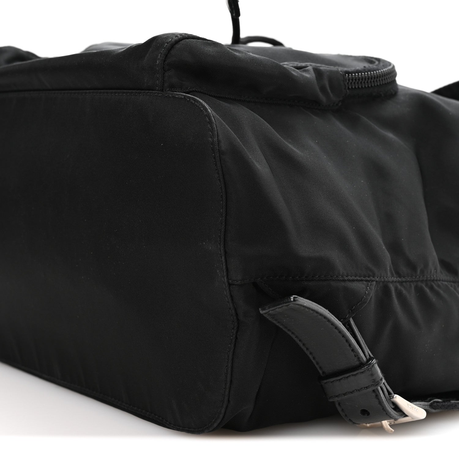 Prada Tessuto Nylon Vela Cinch Backpack Black 10 of 10