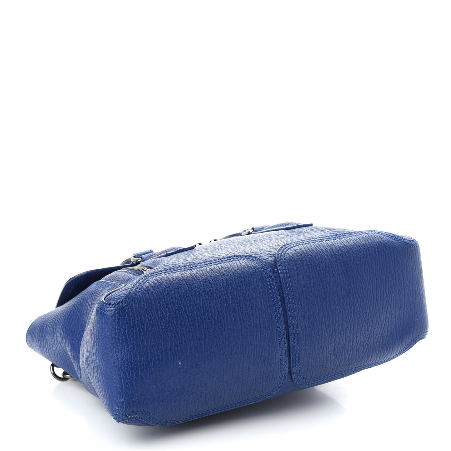 Textured Calfskin Medium Pashli Satchel Cobalt