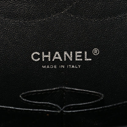 Chanel Patent Quilted Jumbo Double Flap Black 7 of 11
