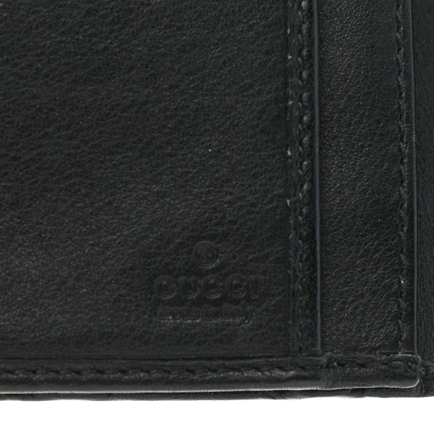 Guccissima Ladies Web Long Wallet Black