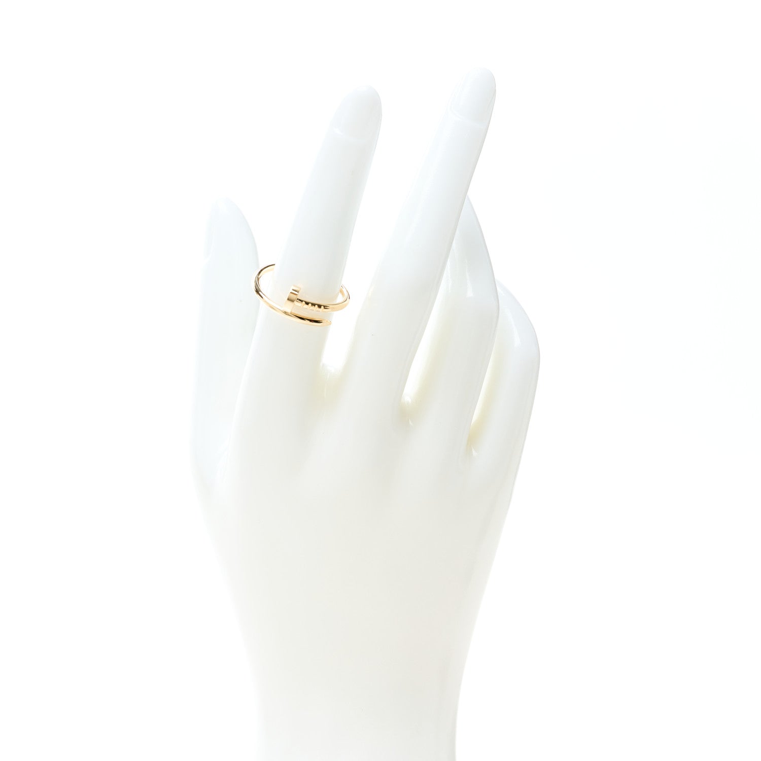 Cartier 18K Yellow Gold Small Juste Un Clou Ring 54 6.75 2 of 5
