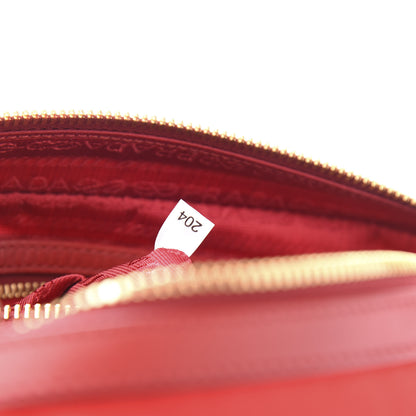 Prada Tessuto Nylon Soft Calf Camera Bag Rosso 7 of 11