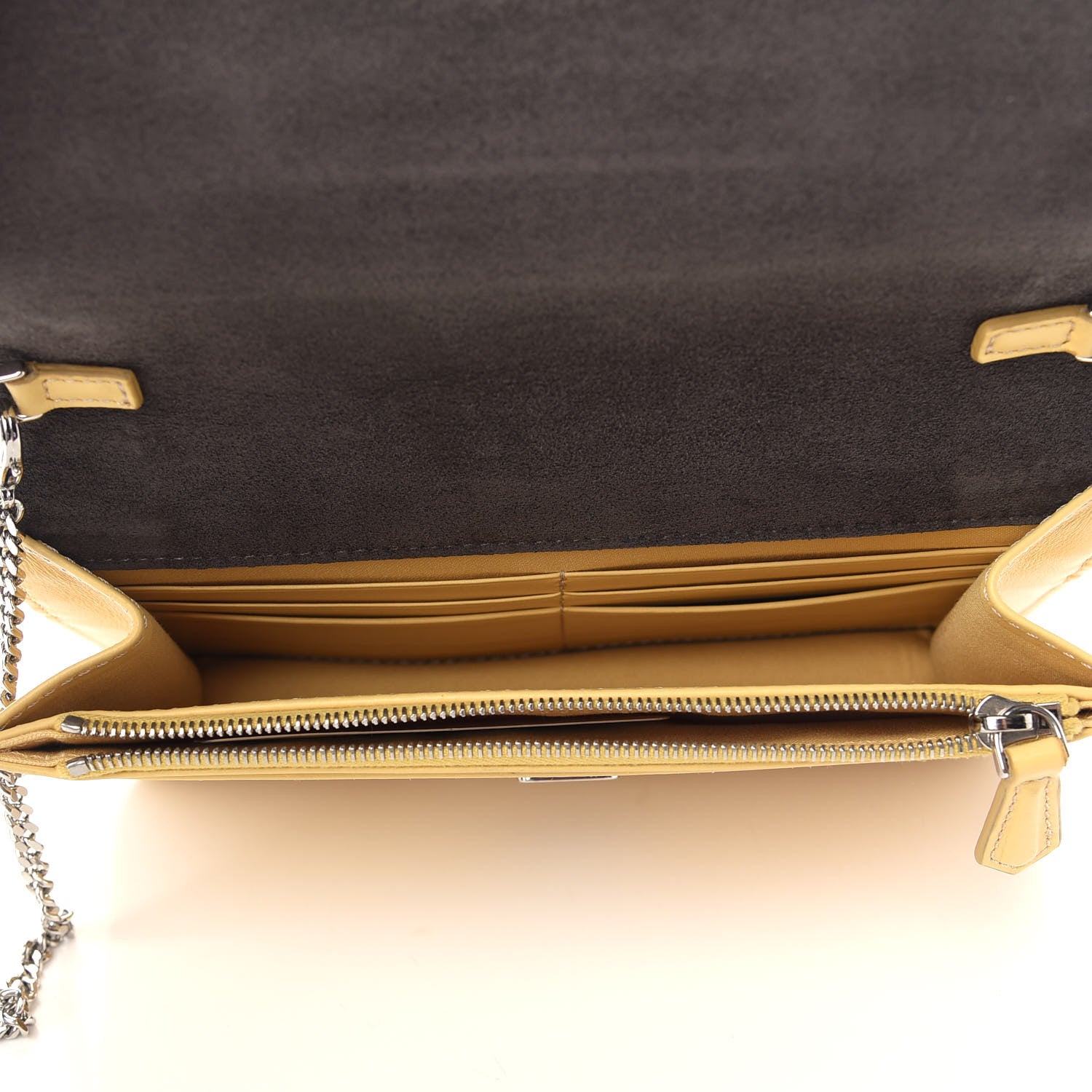 Fendi Vitello Century Hypnoteyes Tube Wallet On Chain Grano Multicolor 5 of 9