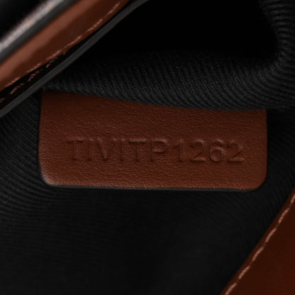 Burberry Calfskin Giant Check E-Canvas Note Crossbody Bag Dark Birch Brown 7 of 11