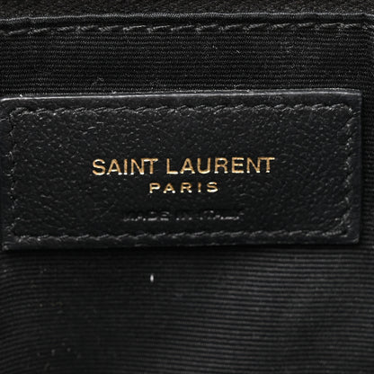Saint Laurent Crinkled Calfskin Matelasse Monogram Medium Niki Chain Satchel Caramel 6 of 14