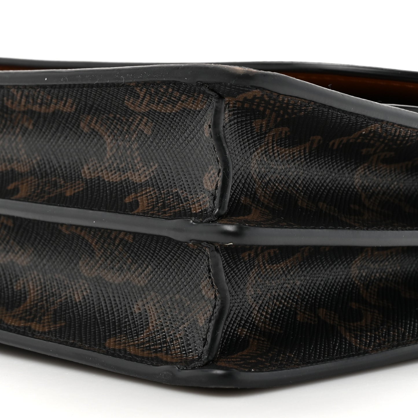 Triomphe Canvas Lambskin Wallet On Strap Tan
