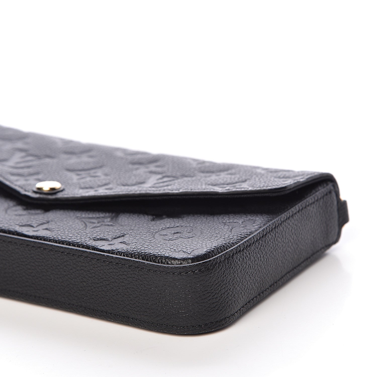 Louis Vuitton Empreinte Pochette Felicie Chain Wallet Black 12 of 14