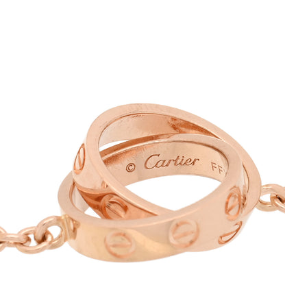 Cartier 18K Pink Gold Interlocking LOVE Bracelet 3 of 3