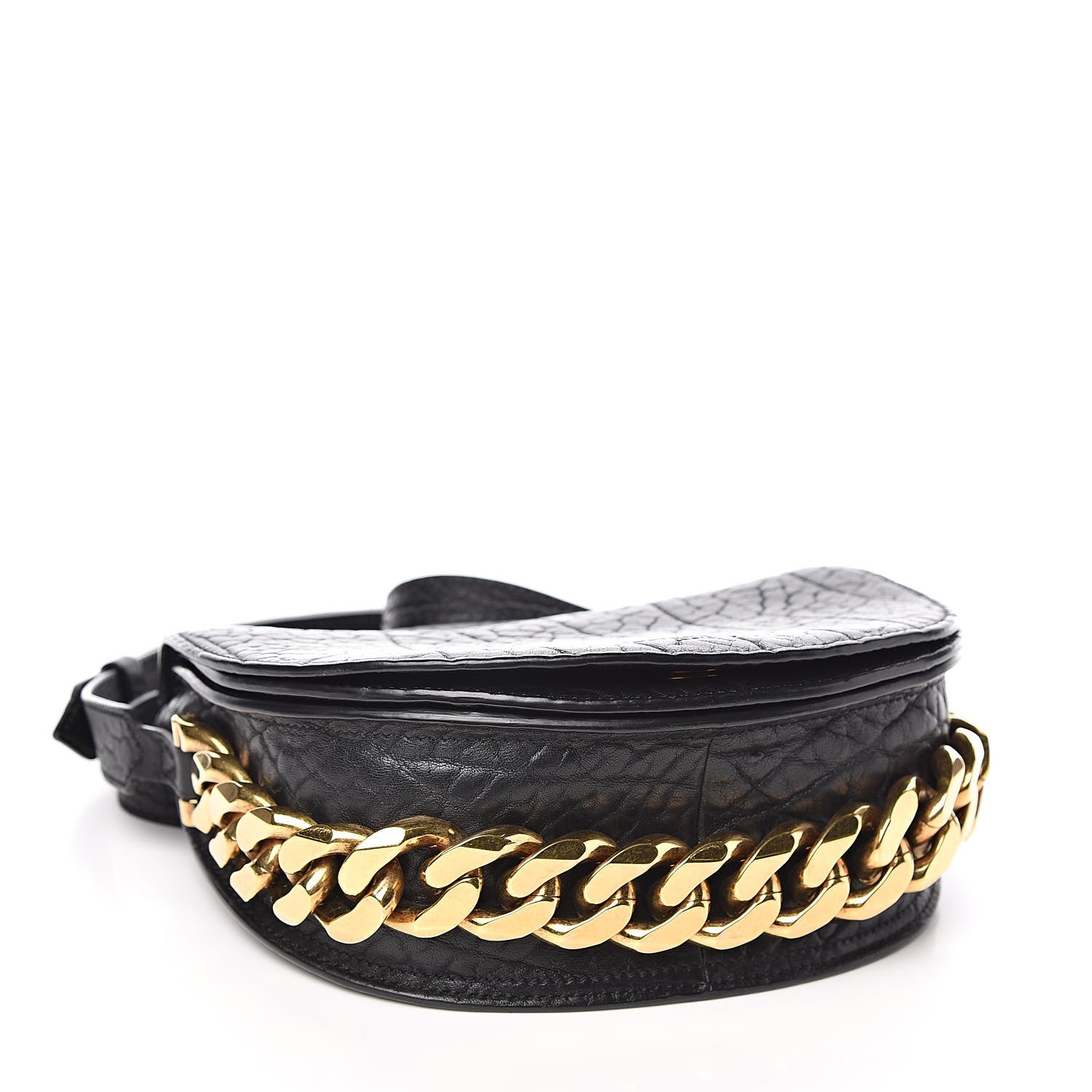 Givenchy Bullhide Mini Infinity Saddle Bag Black 4 of 9