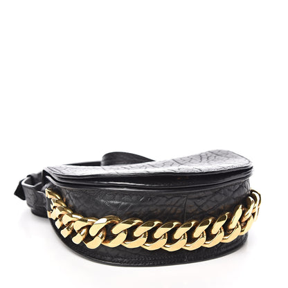 Givenchy Bullhide Mini Infinity Saddle Bag Black 4 of 9